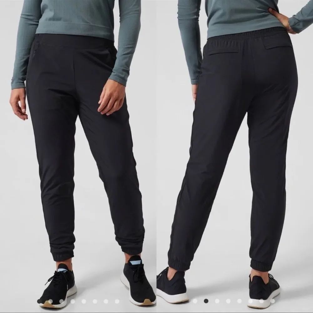 Athelta Brooklyn Lined Jogger Black 6